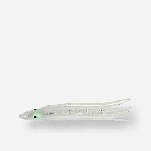 
      Umelá nástraha chobotnička 6 cm biela s flitrami 5 ks na morský rybolov
  