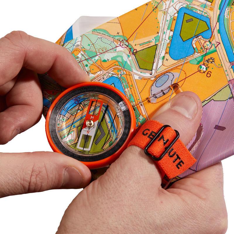 Orienteering RightThumb Compass Racer 500 black orange