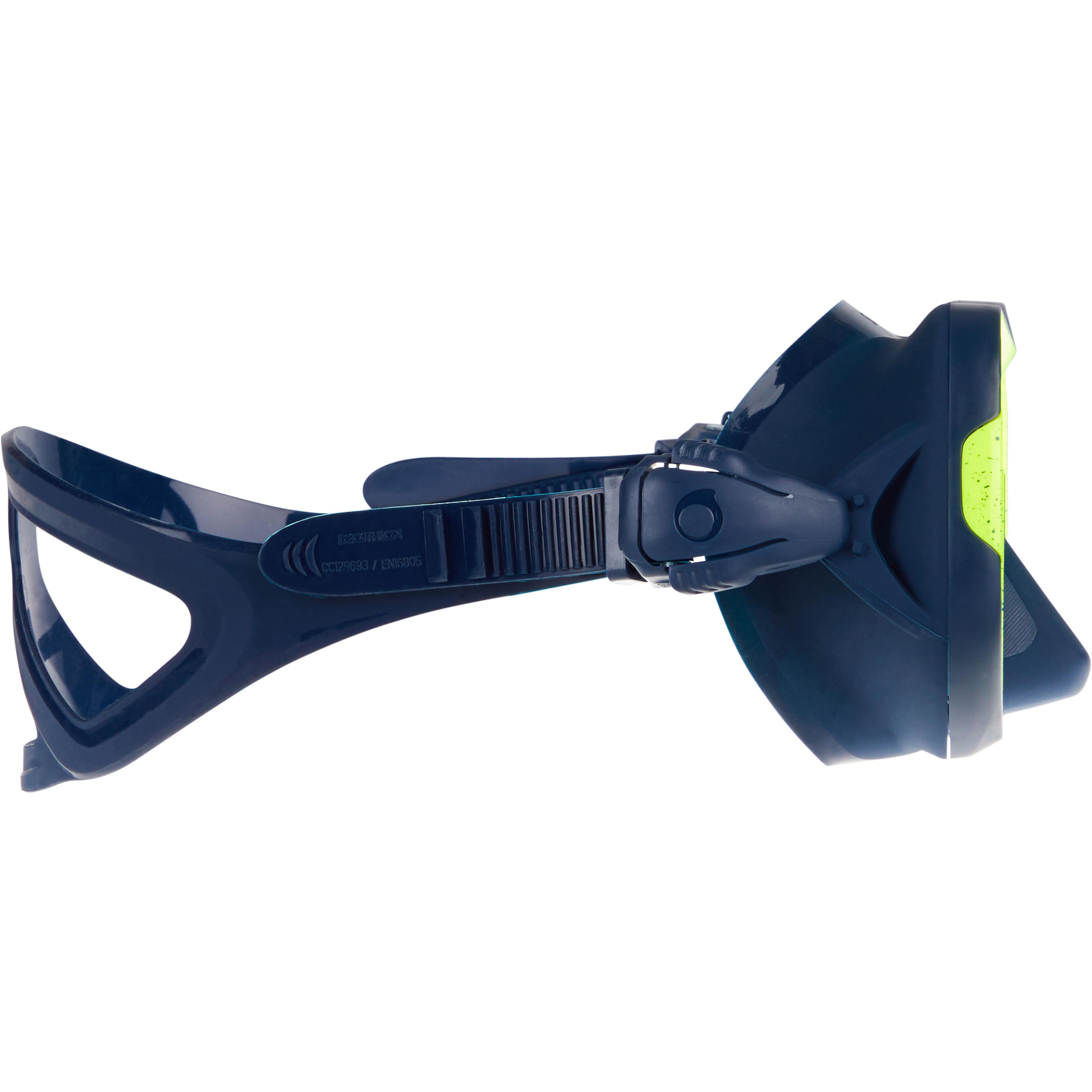 Single-lens sea diving mask SCD 500 - blue skirt 4/11