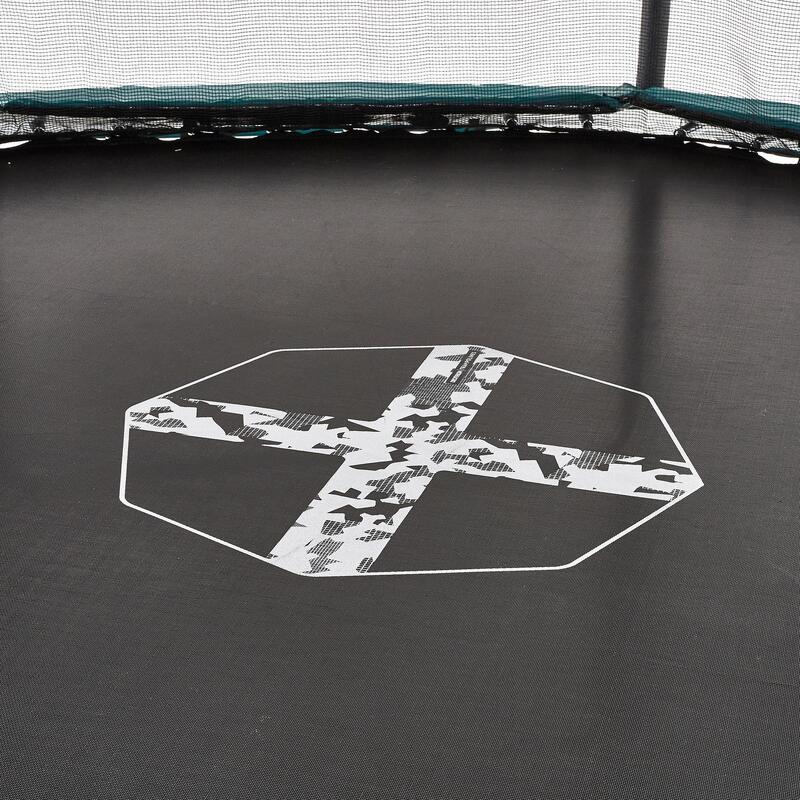 Trampolina Domyos Hexagonal 240 z siatką ochronną