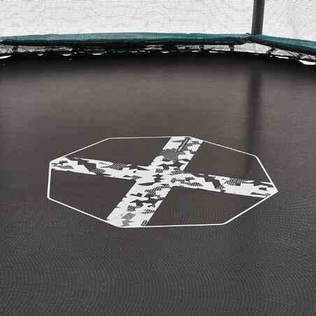 Octagonal Trampoline with Safety Net 300