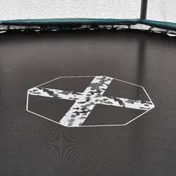 Octagonal Trampoline with Safety Net 300