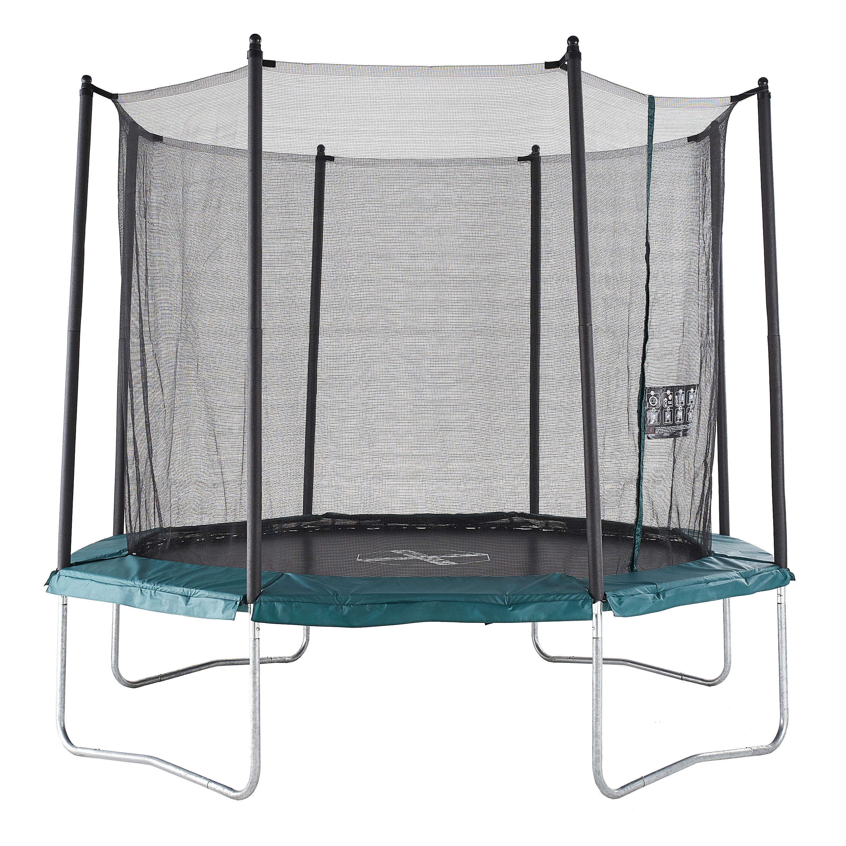 ZIZILAND Lot de 4 kits d'ancrage pour trampoline, système d'arrimage  robuste avec piquets d'ancrage au sol en spirale pour balançoire, noir :  : Sports et Plein air