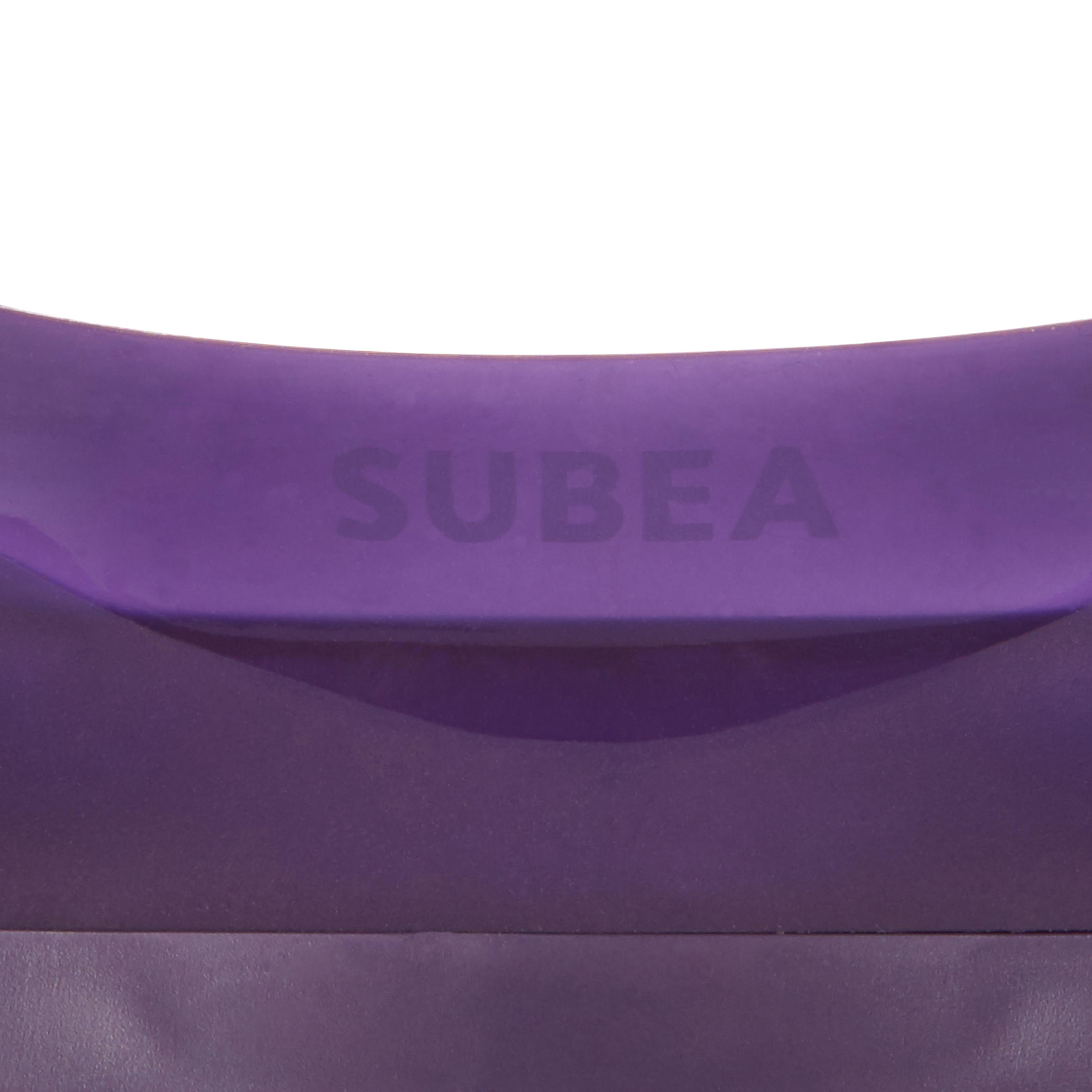 Single-lens sea diving mask SCD 500 - purple skirt 10/11