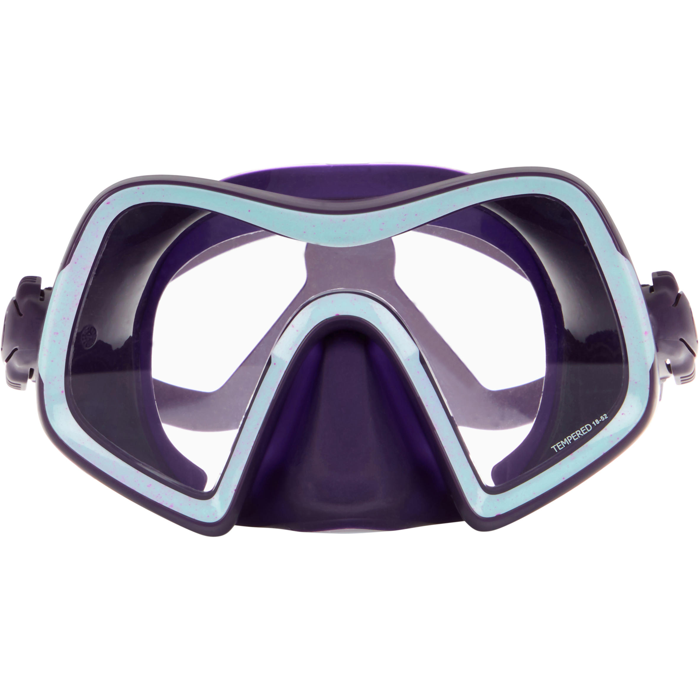 Single-lens sea diving mask SCD 500 - purple skirt 3/11