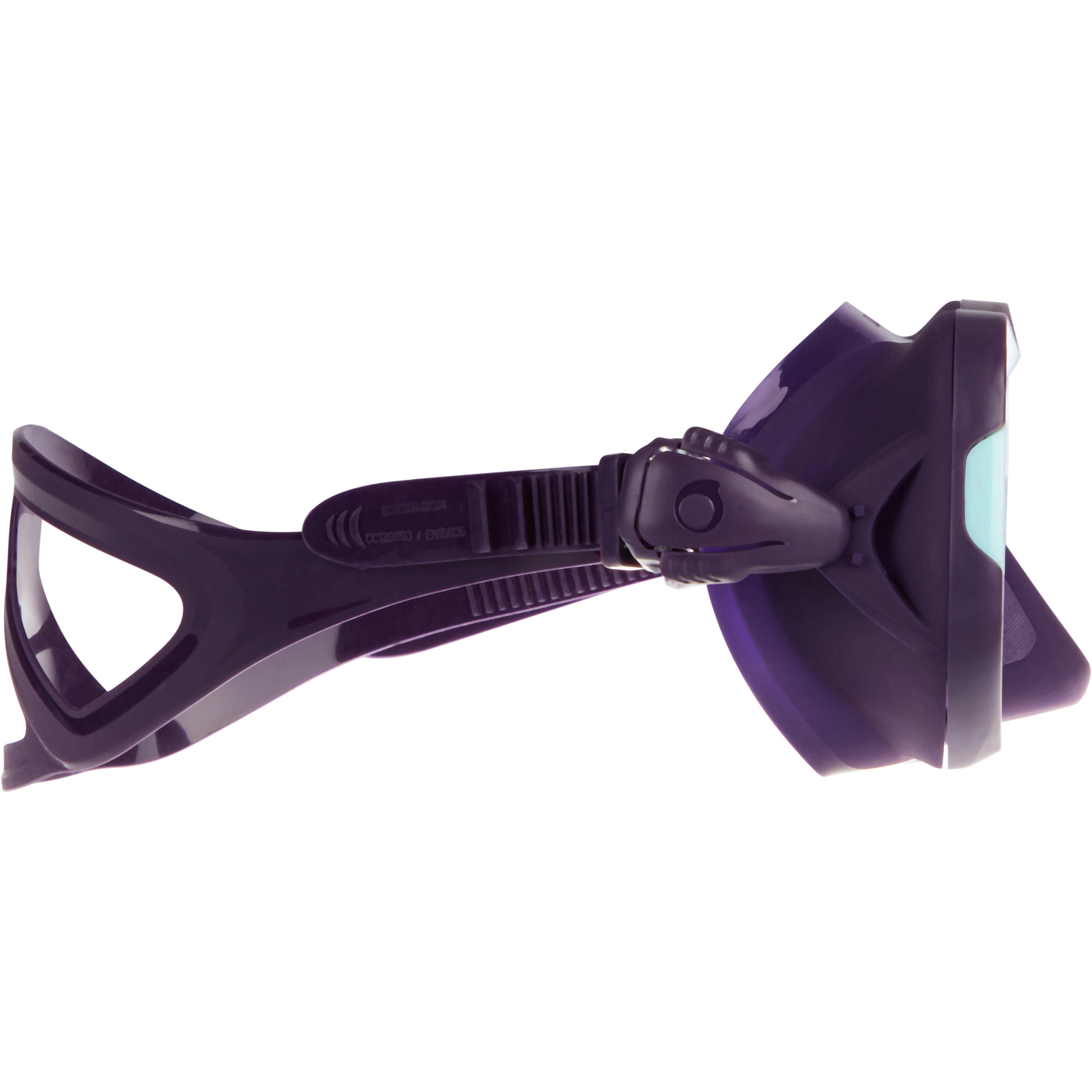 Single-lens sea diving mask SCD 500 - purple skirt 4/11