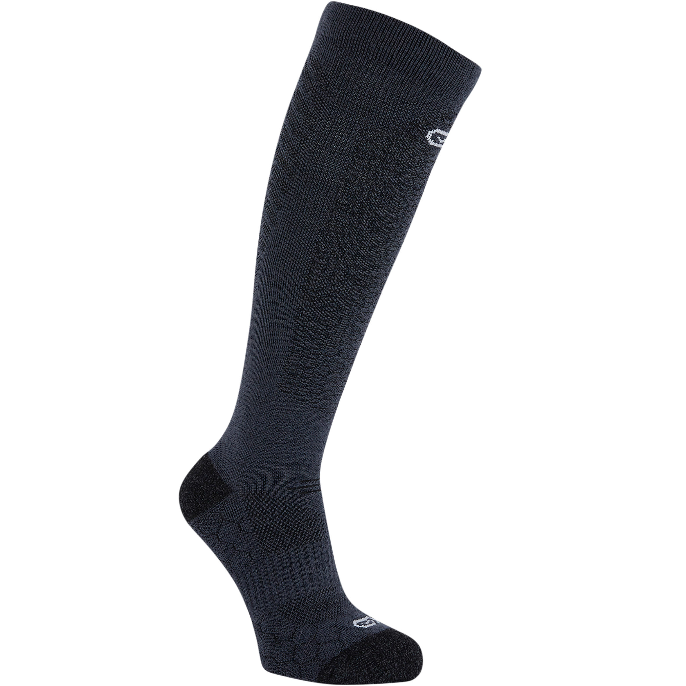KIPRUN Running High Socks Run 900 Merino Wool - black