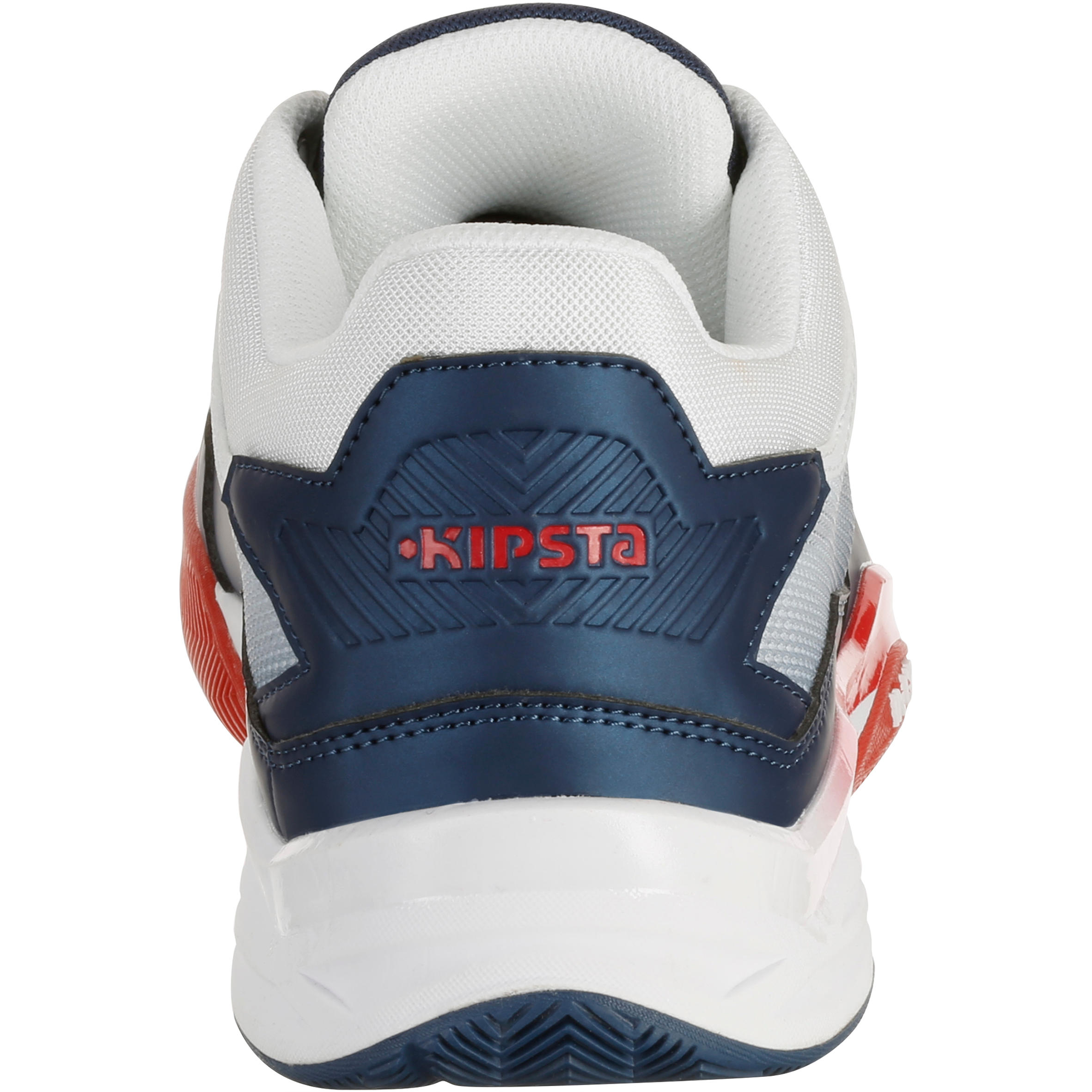Fast 500 Adult Low Cut Intermediate Basketball Shoes - Blue/White/Red 6/10