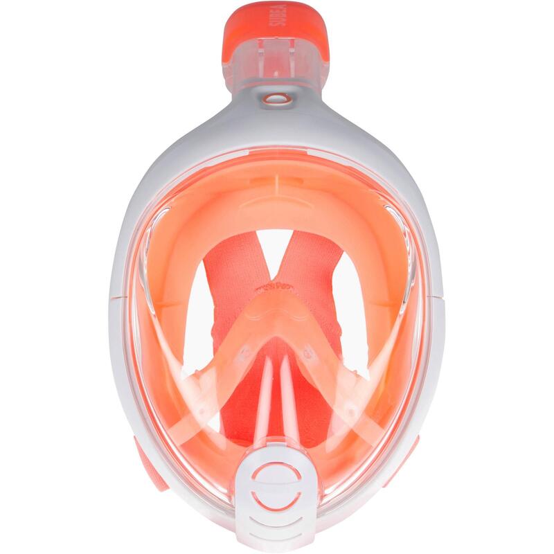 Masque Easybreath de surface Enfant XS (6-10 ans) - Orange rose