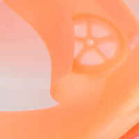 Schnorchelmaske Easybreath Kinder XS (6–10 Jahre) orange/rosa