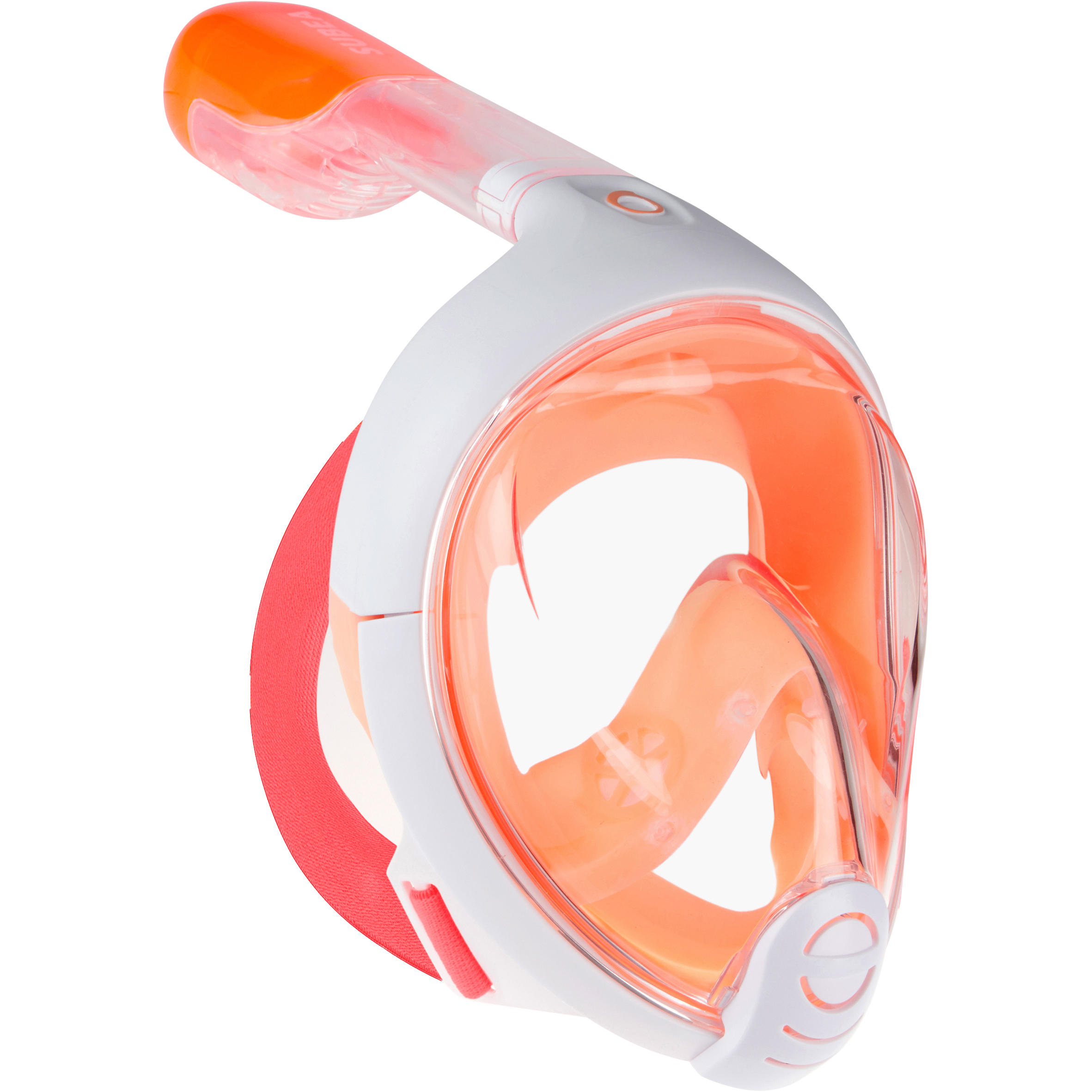 SUBEA Kids' Easybreath Surface Mask XS (6-10 years) - Orange Pink
