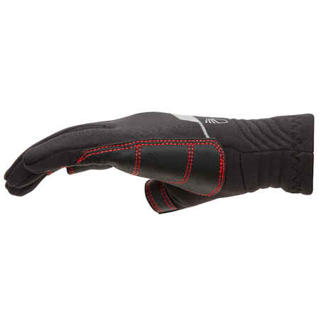 Kids' Three Finger Sailing Gloves Sailing 900 1mm Neoprene black