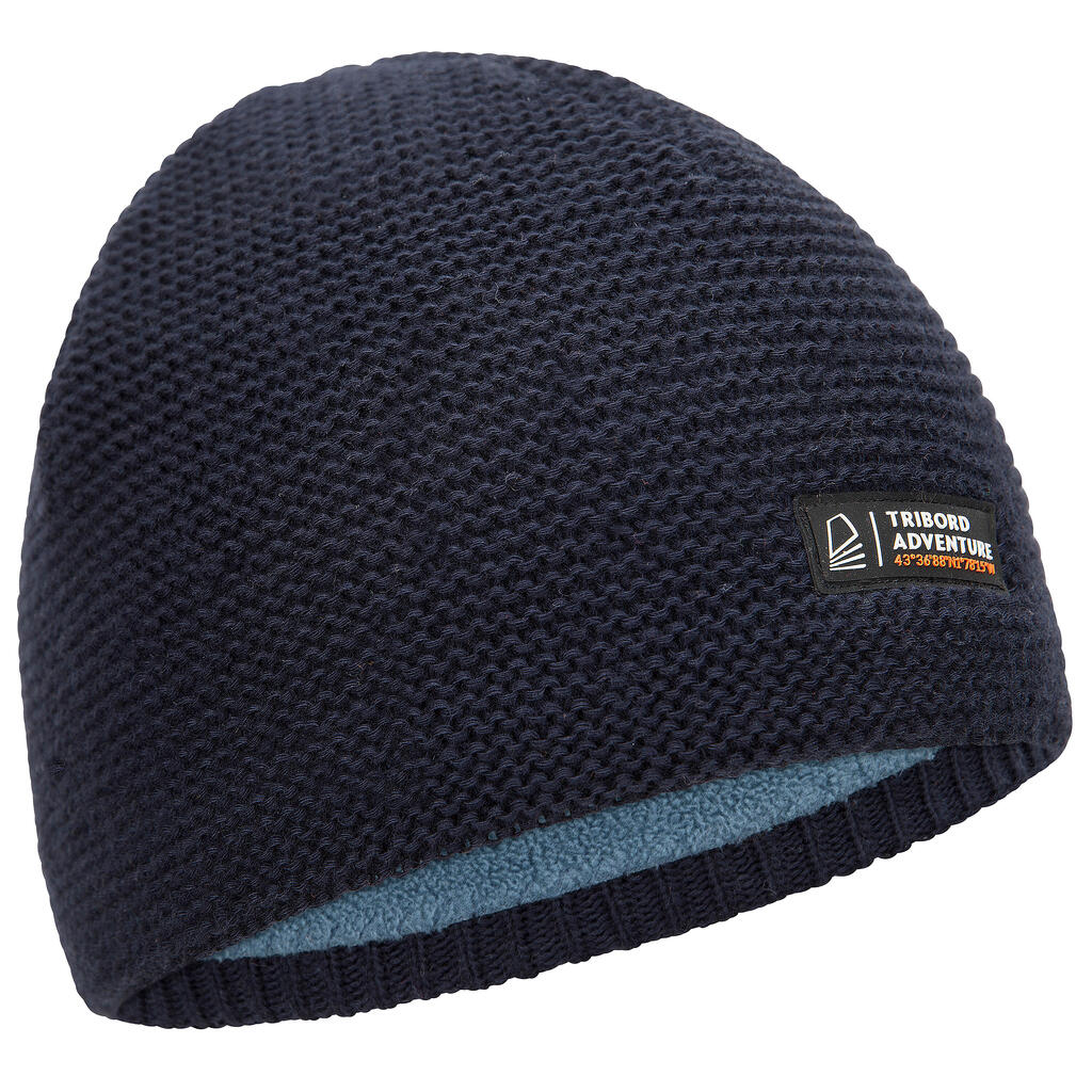 Bonnet chaud coupe vent voile adulte sailing 100 gris chiné gris