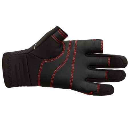 Kids' Three Finger Sailing Gloves Sailing 900 1mm Neoprene black