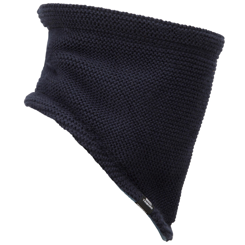 Adult warm windproof neck warmer SAILING 100-Grey marl grey