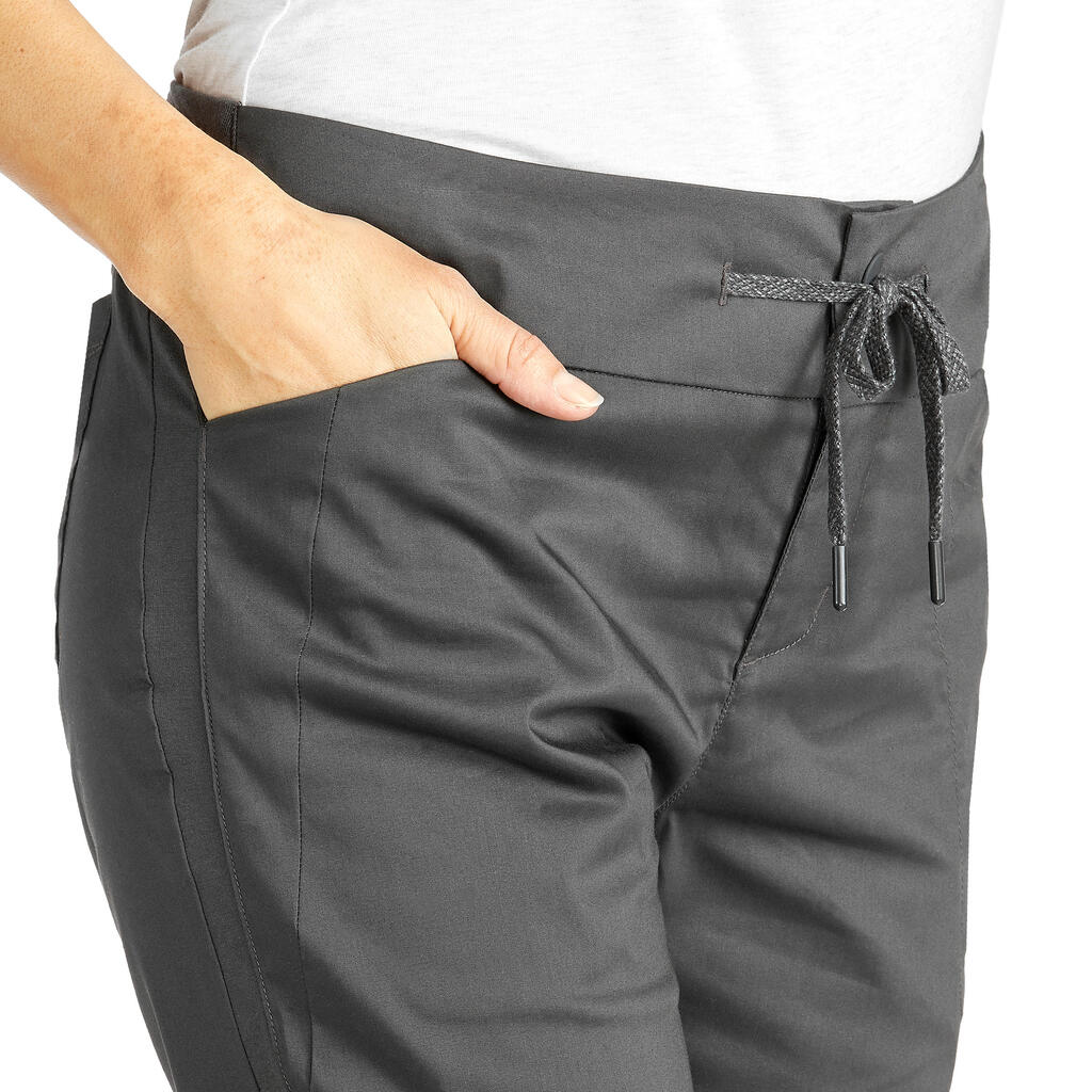 Wanderhose Naturwandern NH500 Regular Damen grau 