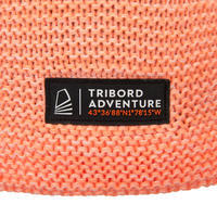 Adult's sailing warm and windproof beanie SAILING 100 - Coral