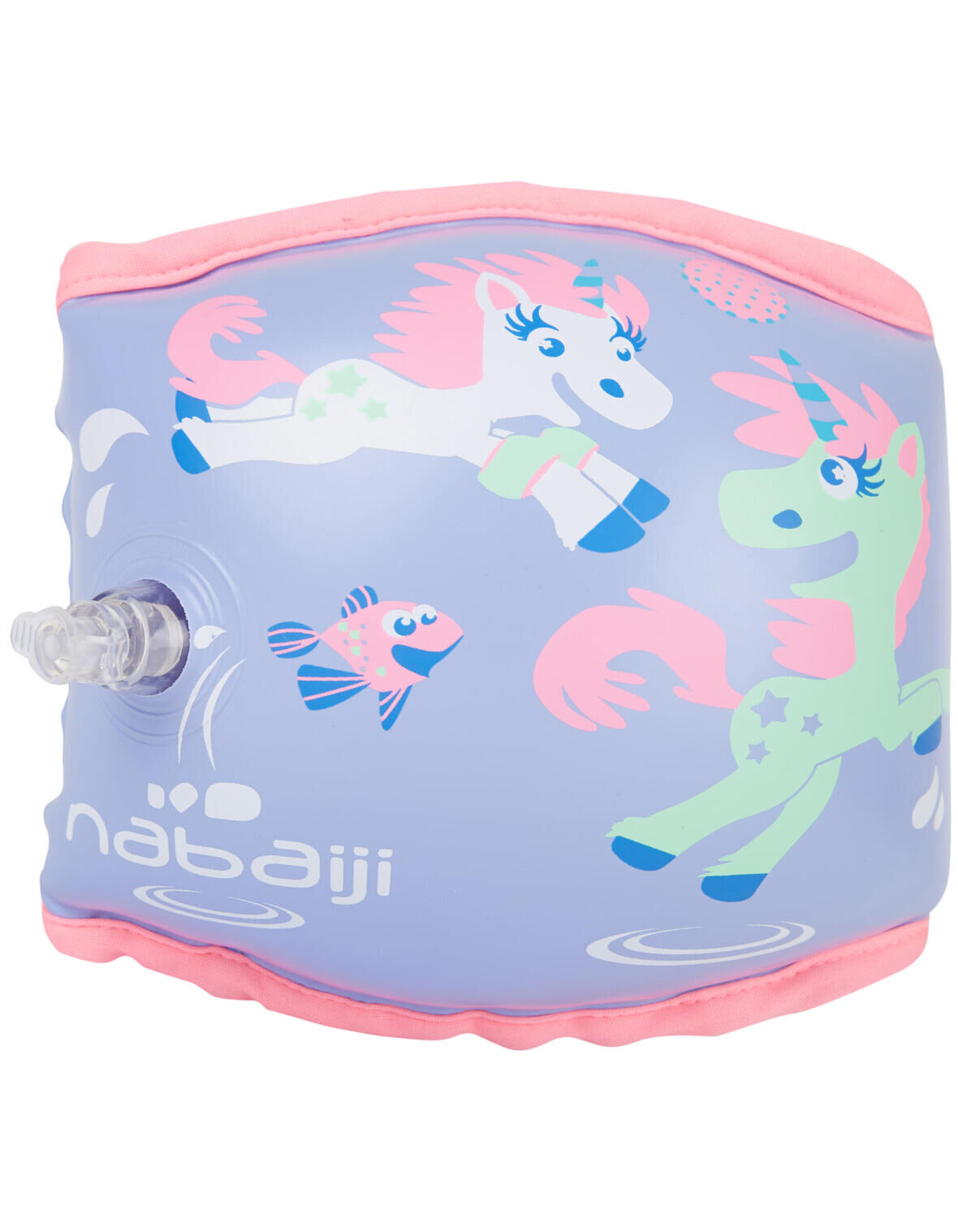 NABAIJI BRASSARDS DE NATATION IMPRIME "LICORNE VIOLET" ENFANT 15-30KG