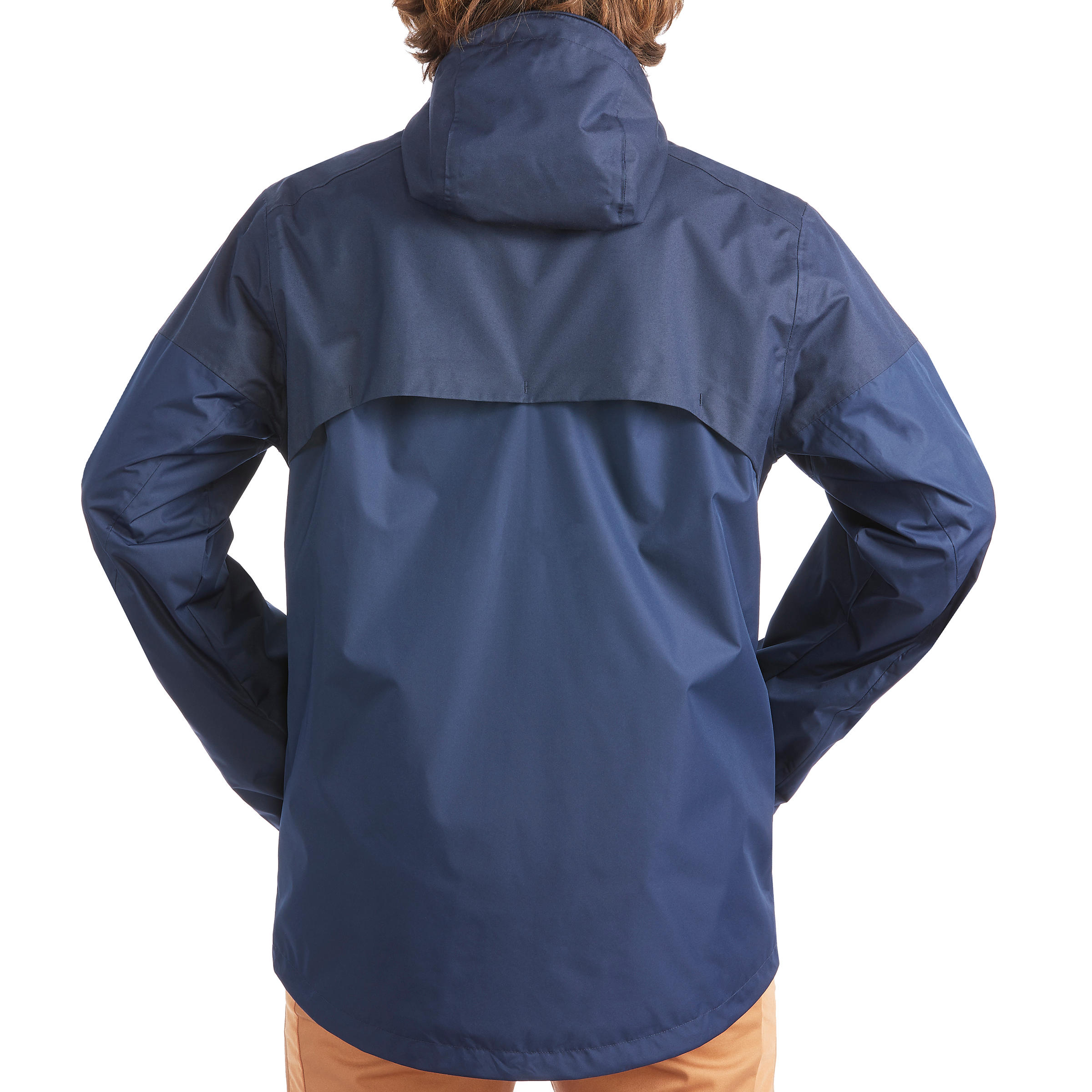 Men's waterpoof jacket - NH500 - Beige 7/18