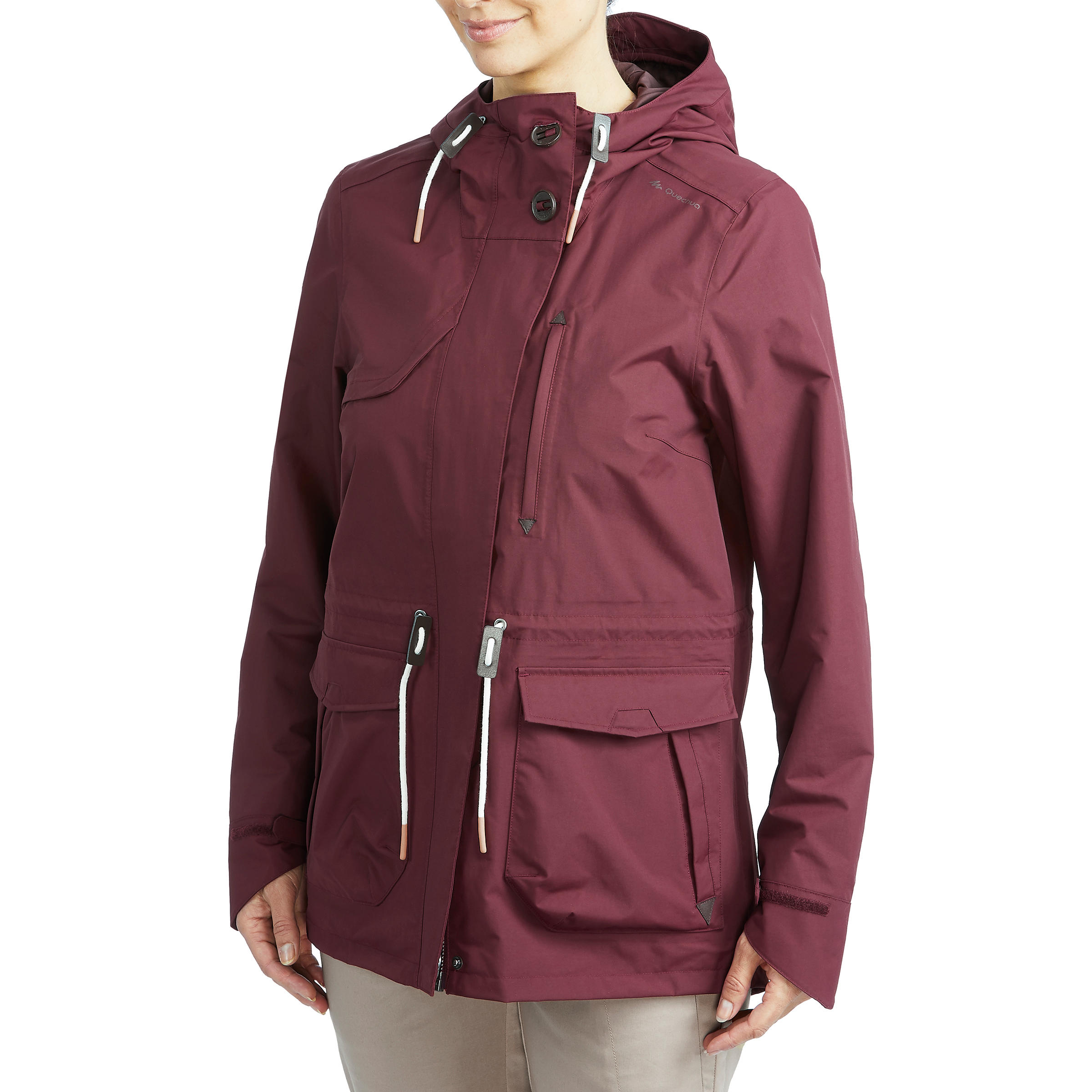Second Life - Women's Waterproof Hiking Jacket - NH550 Imper - EXCELLENT 2/24