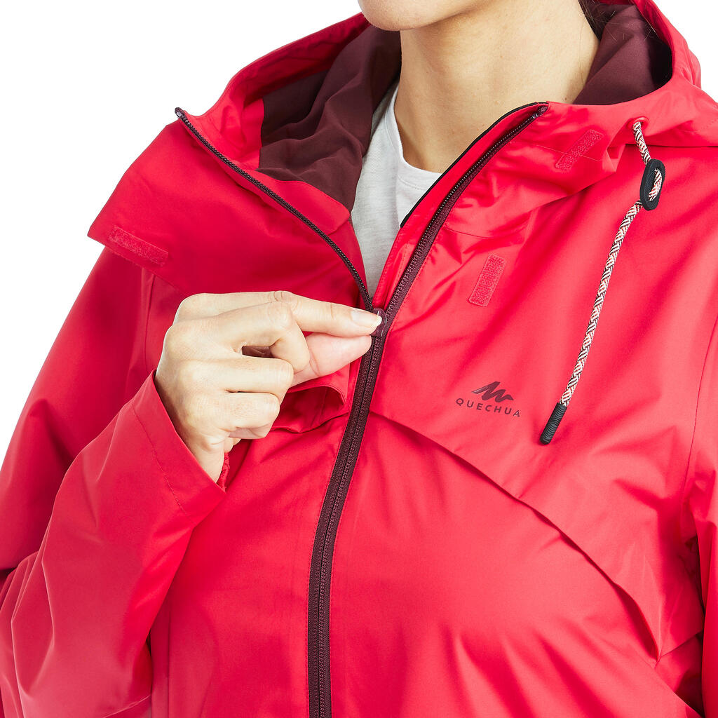 Veste imperméable de randonnée nature - NH500 Imper - Femme