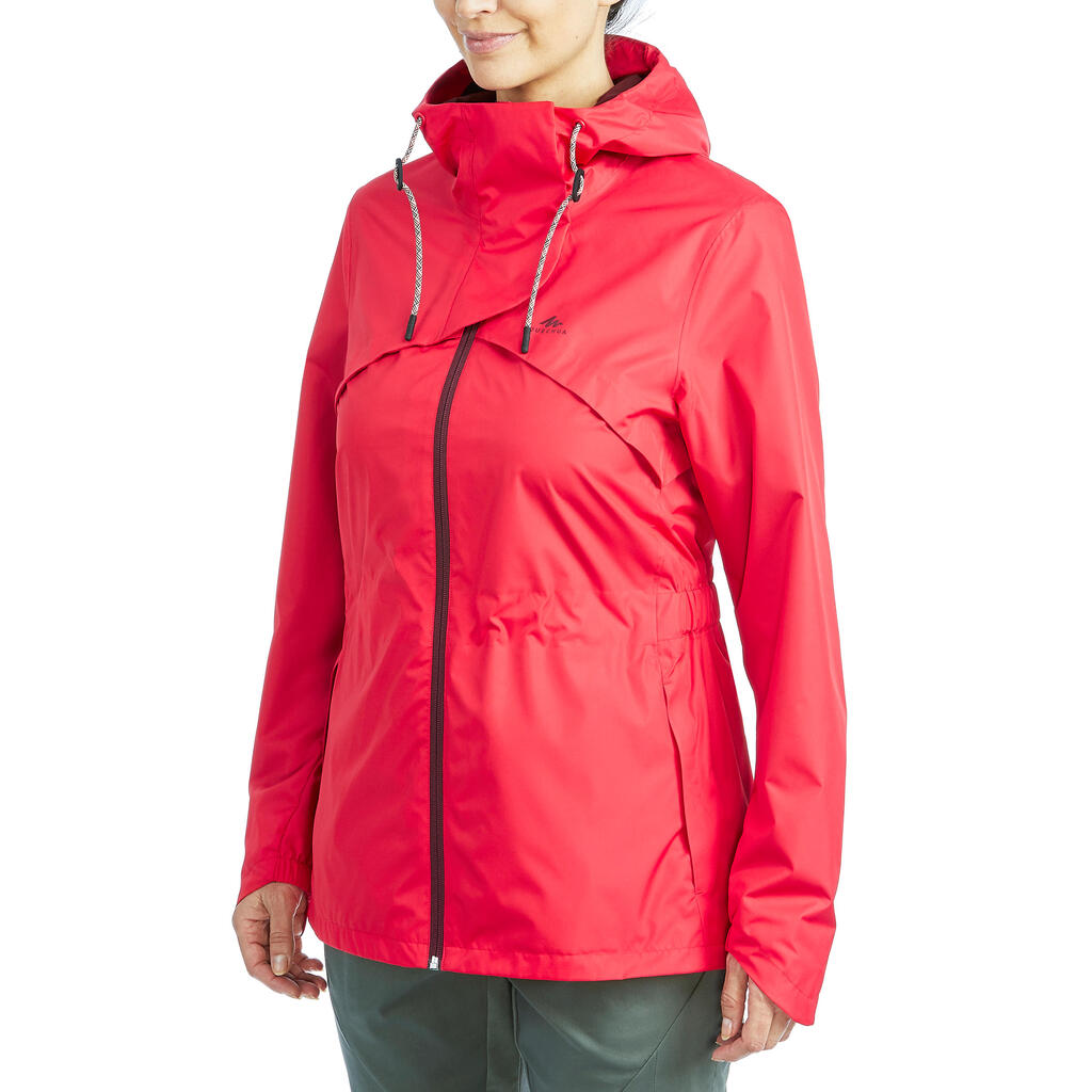 Veste imperméable de randonnée nature - NH500 Imper - Femme