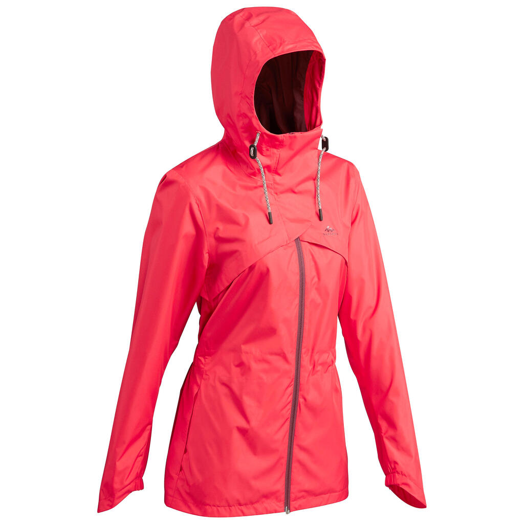 Veste imperméable de randonnée nature - NH500 Imper - Femme