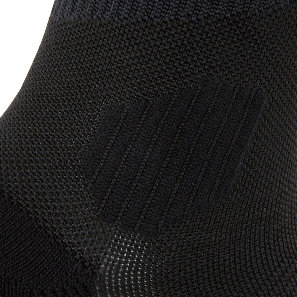 Laufsocken Kompression Kiprun schwarz/gelb