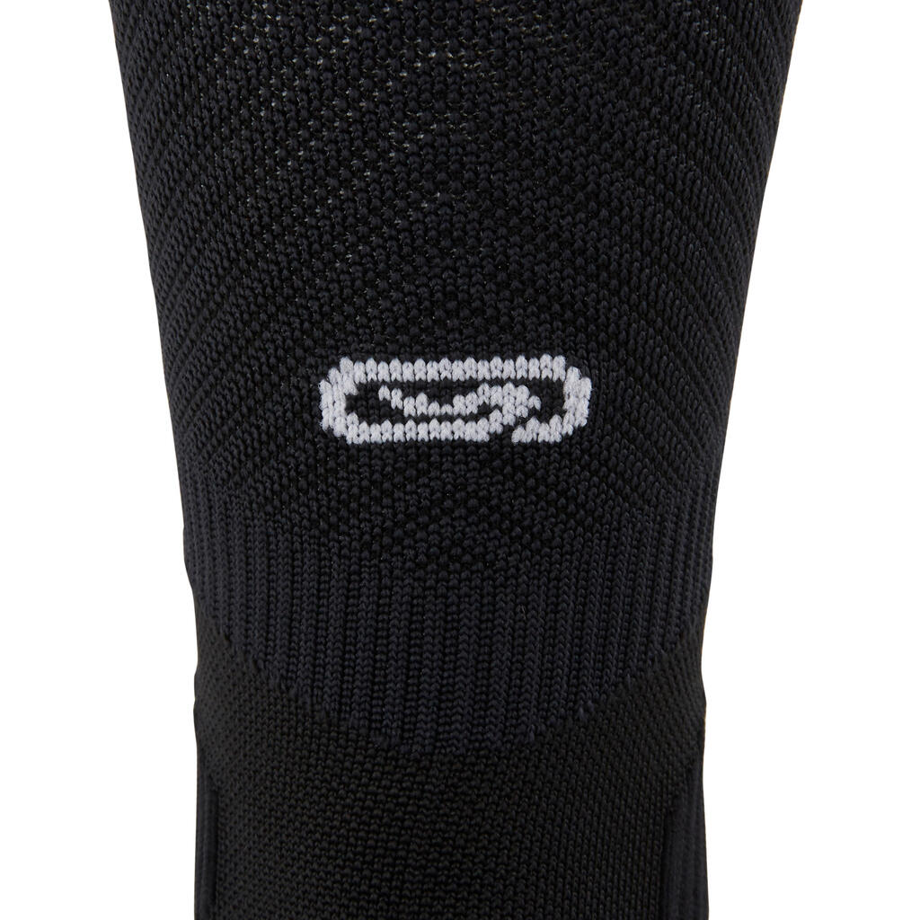 Laufsocken Kompression Kiprun schwarz/gelb