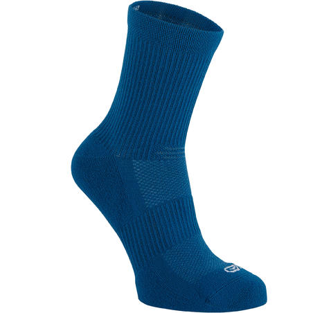 CHAUSSETTES DE RUNNING MI-HAUTEURS CONFORT X2 BLEUE