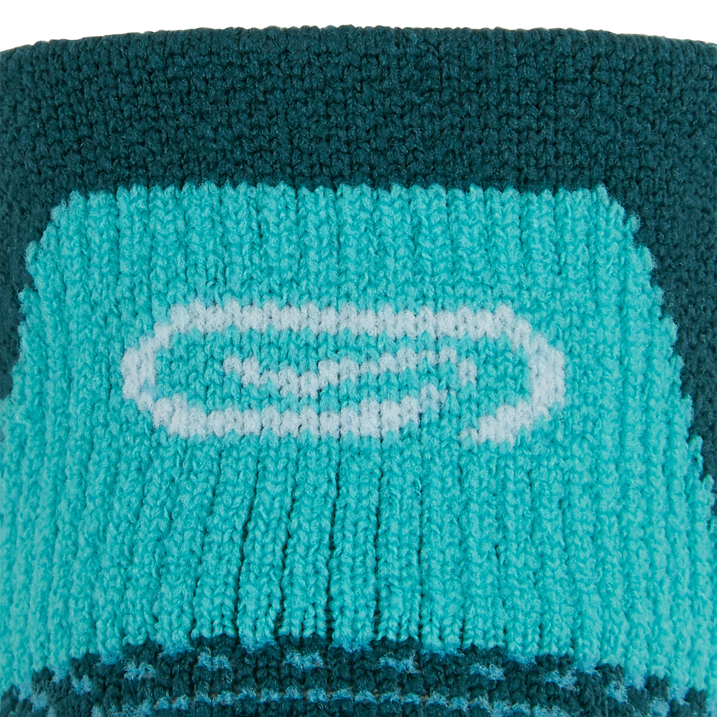KIPRUN THIN MID-HEIGHT RUNNING SOCKS - PETROL BLUE 4/7