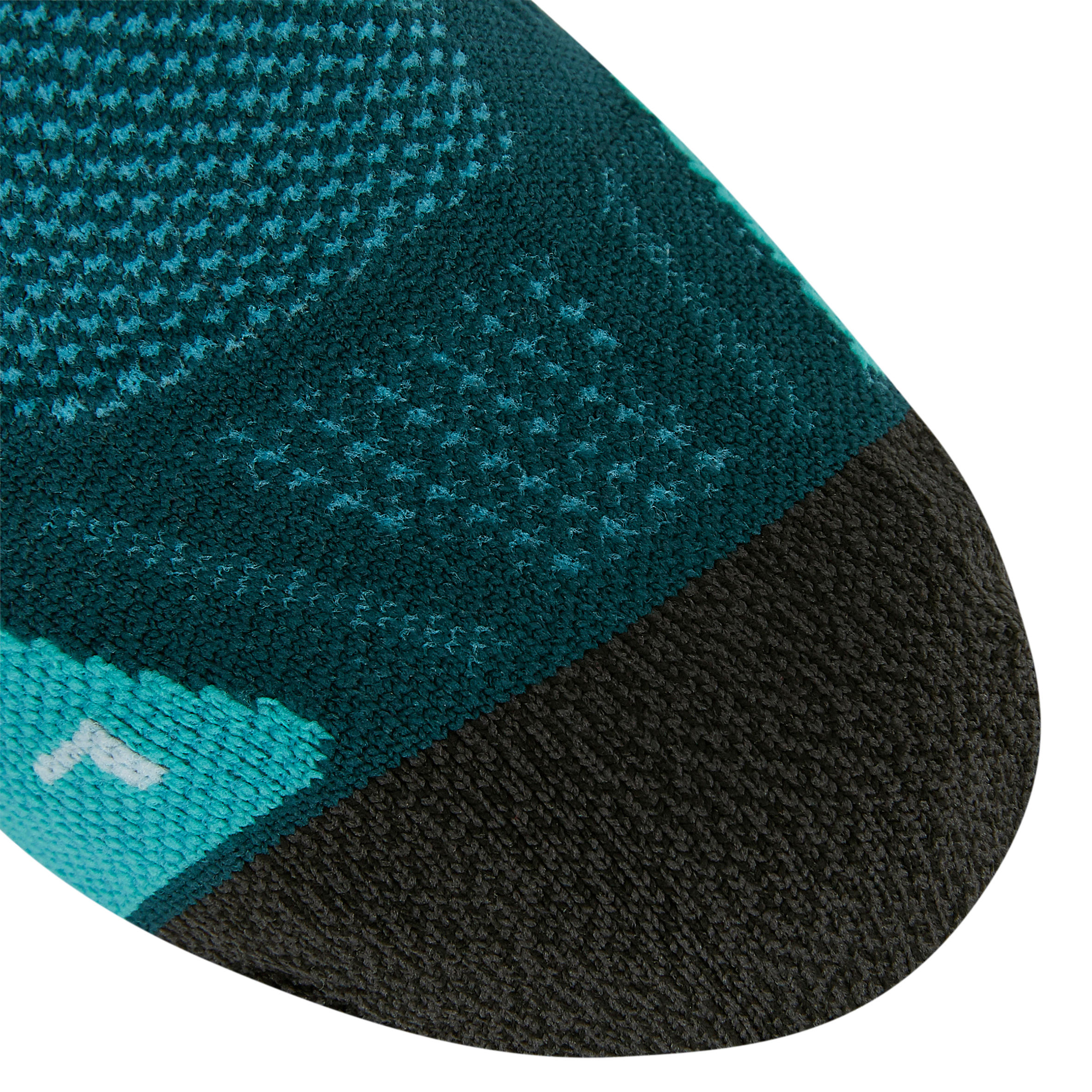 KIPRUN THIN MID-HEIGHT RUNNING SOCKS - PETROL BLUE 7/7