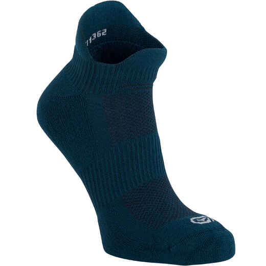 
      Bežecké ponožky Confort neviditeľné 2 páry petrolejové
  