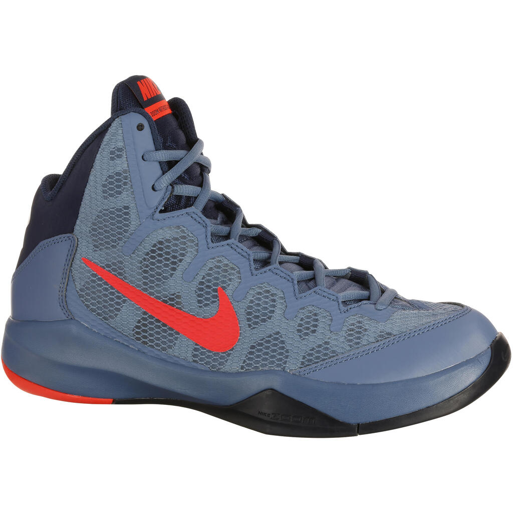 Vijoličasti košarkarski copati NIKE ZOOM za odrasle 