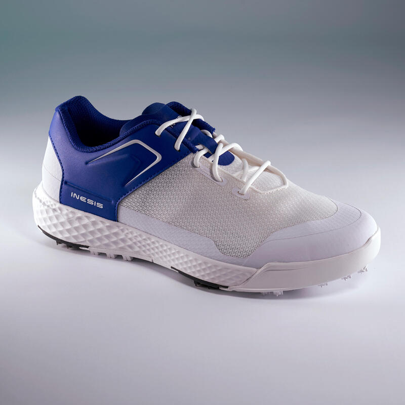 GOLF SHOES WHITE AND BLUE | Inesis Golf
