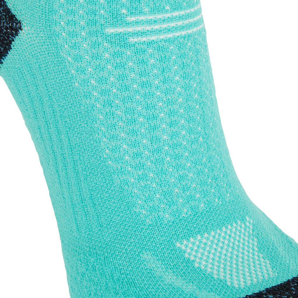 Hrubé polovysoké bežecké ponožky Kiprun korálové