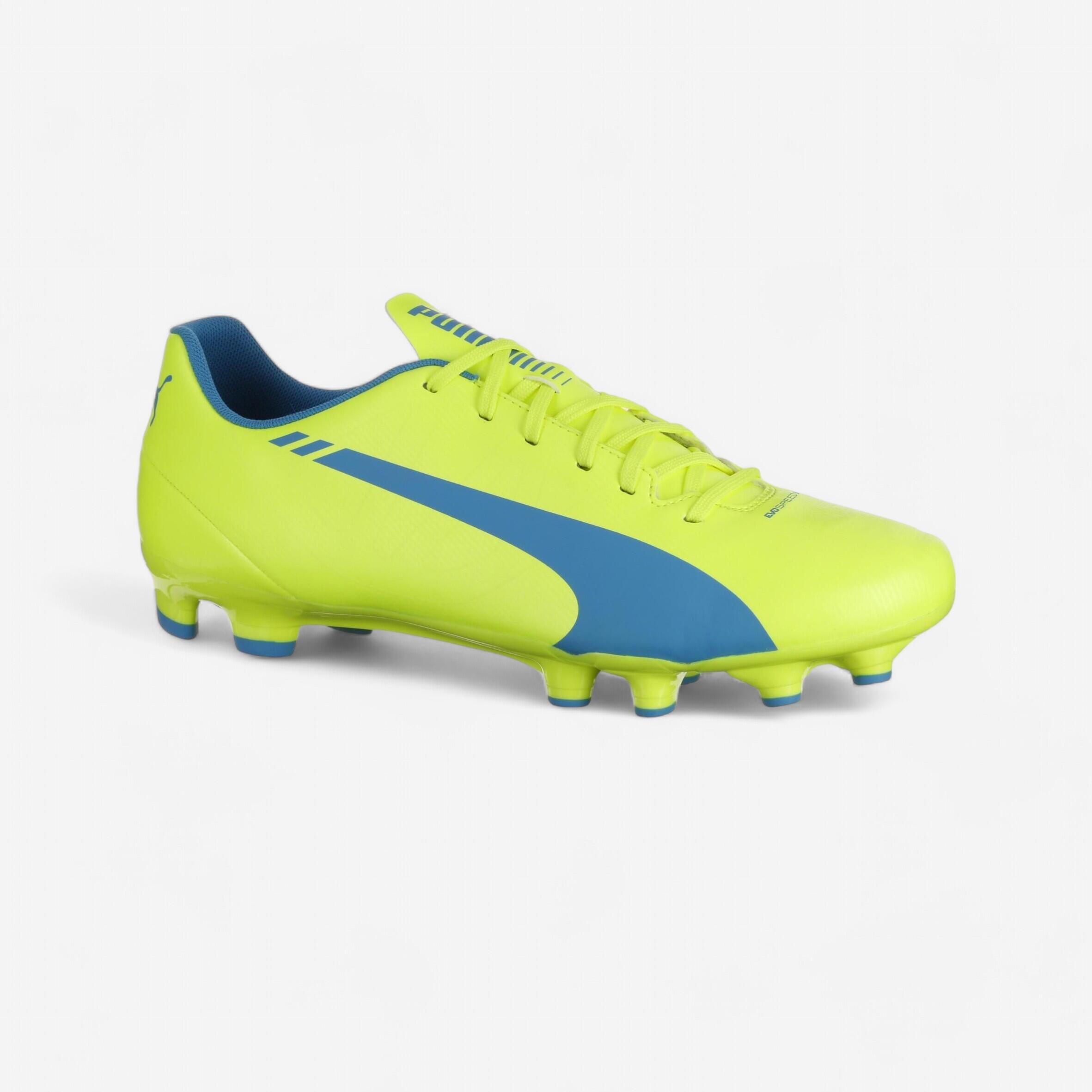 Evospeed 2.3 FG Adult Football Boots - Fluorescent Green 1/8
