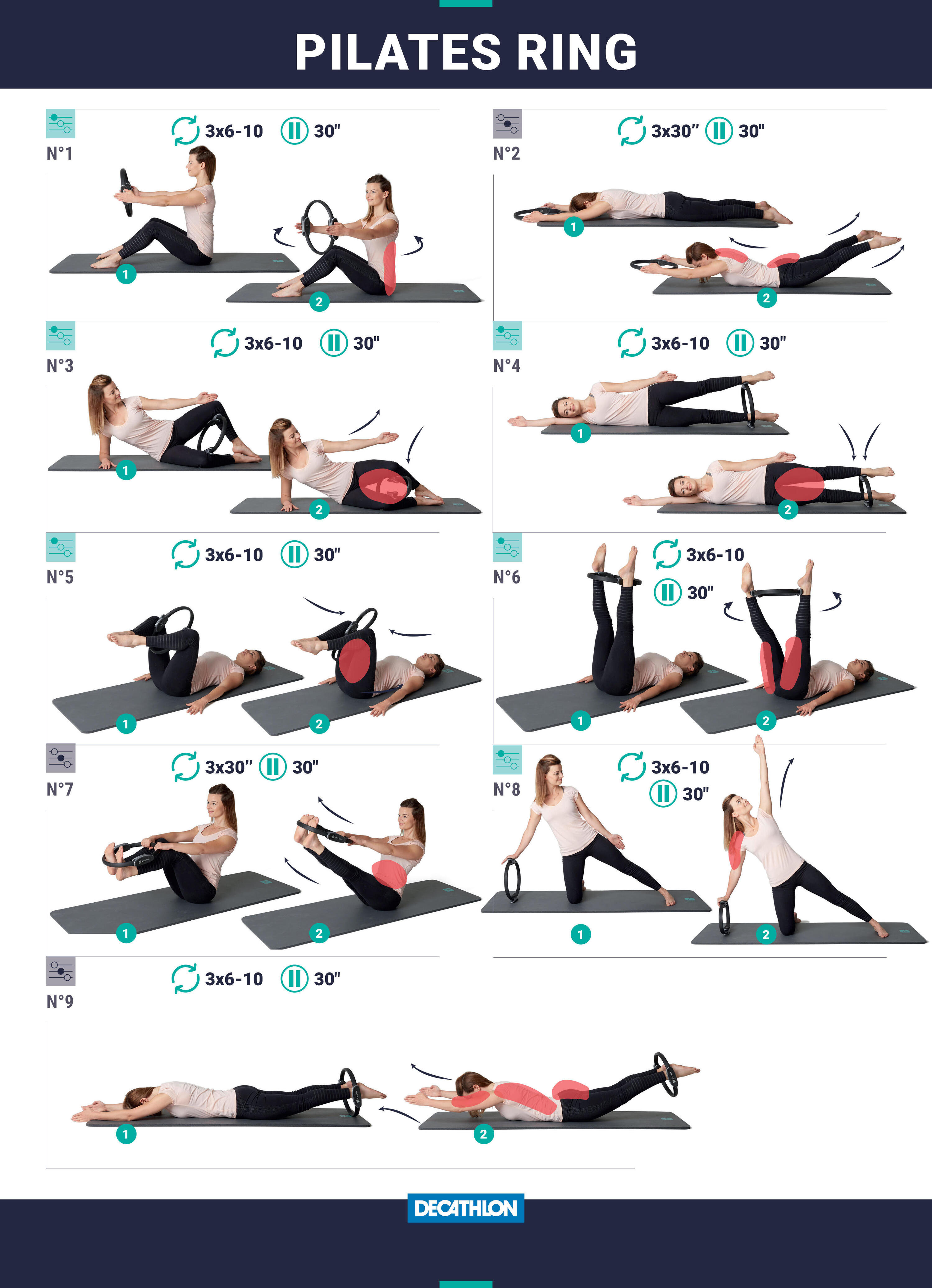 Pilates Ring 40 cm - Black 5/10