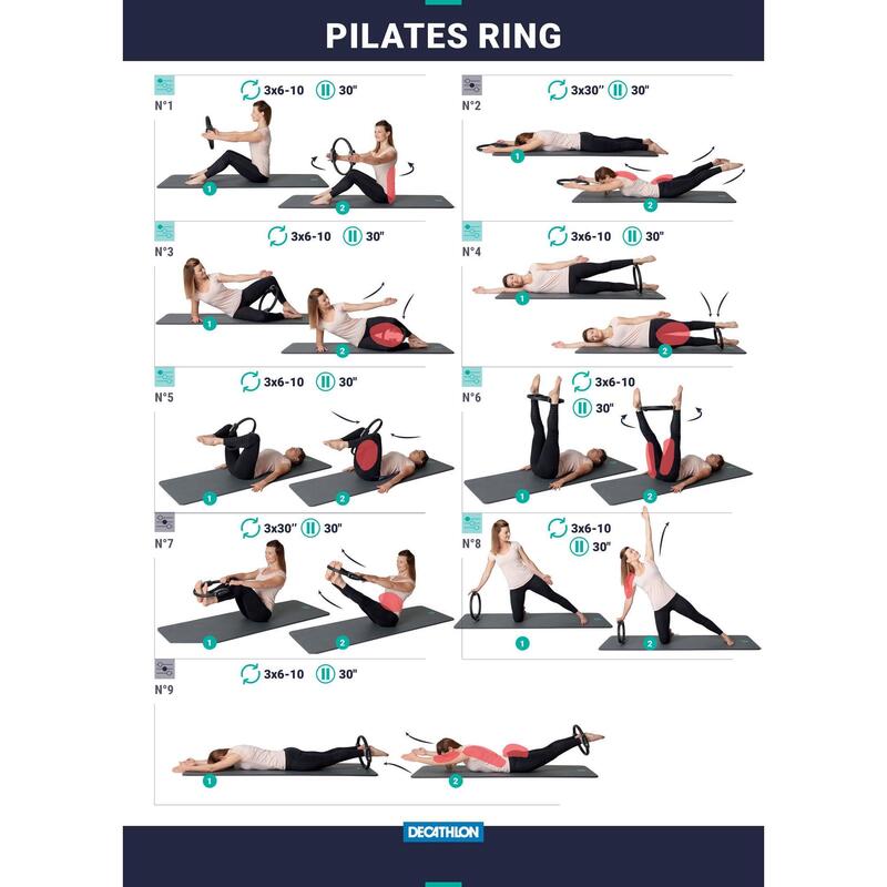 Pilates ring fitness zwart
