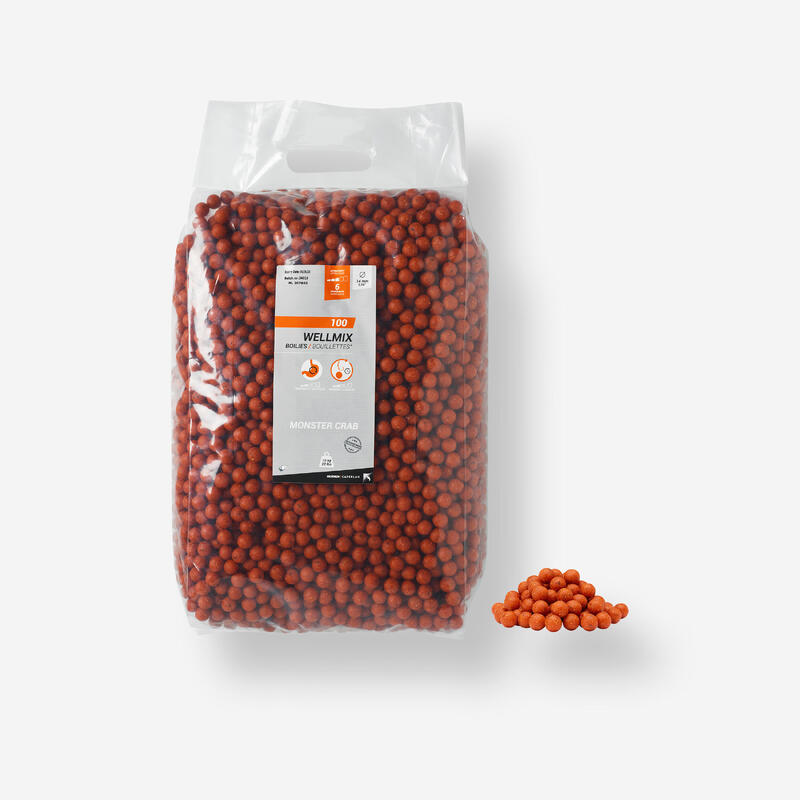 Boilies voor karpervissen Wellmix 14 mm Monstercrab 10 kg