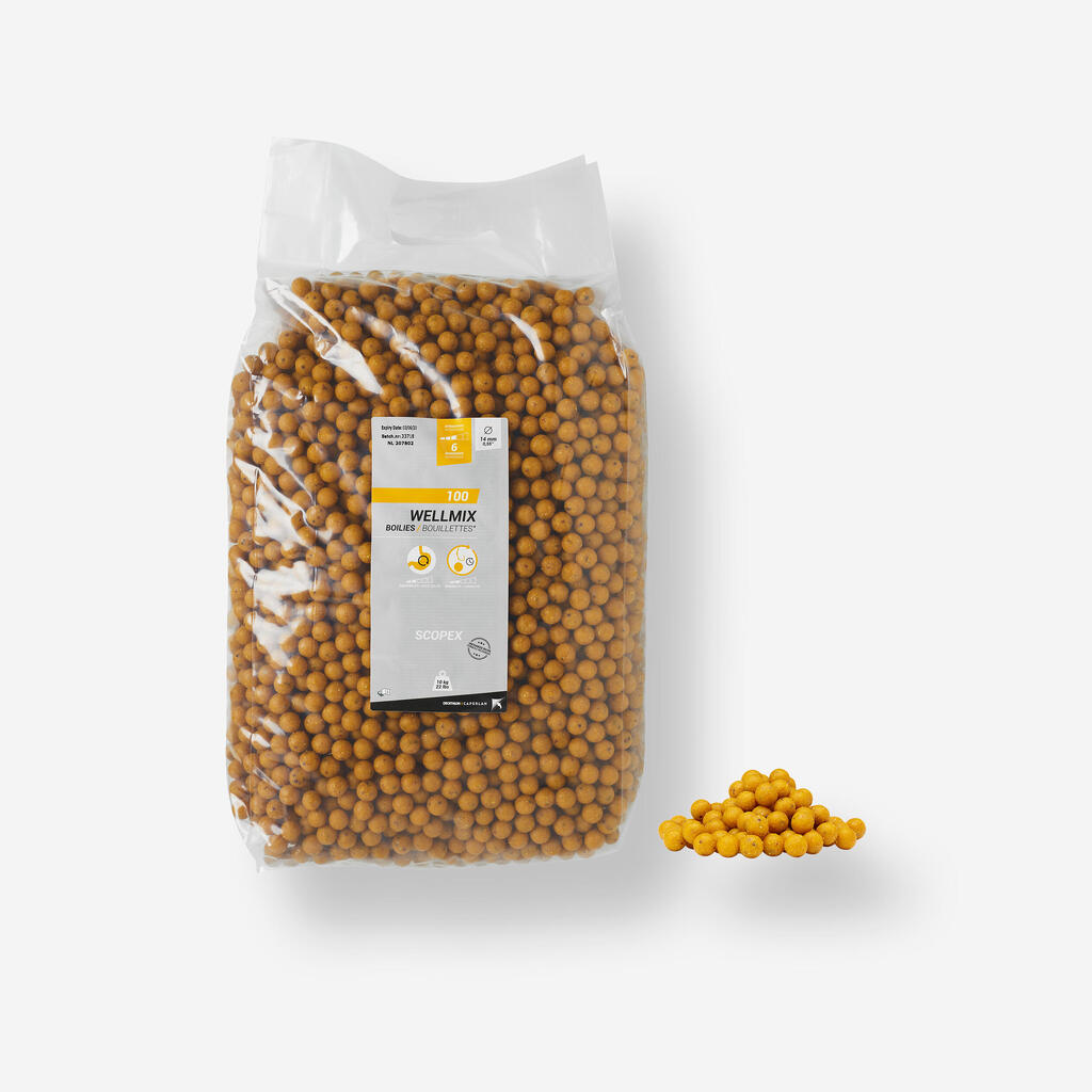 Boiliji za krapolov z okusom scopex WELLMIX (14 mm, 10 kg)