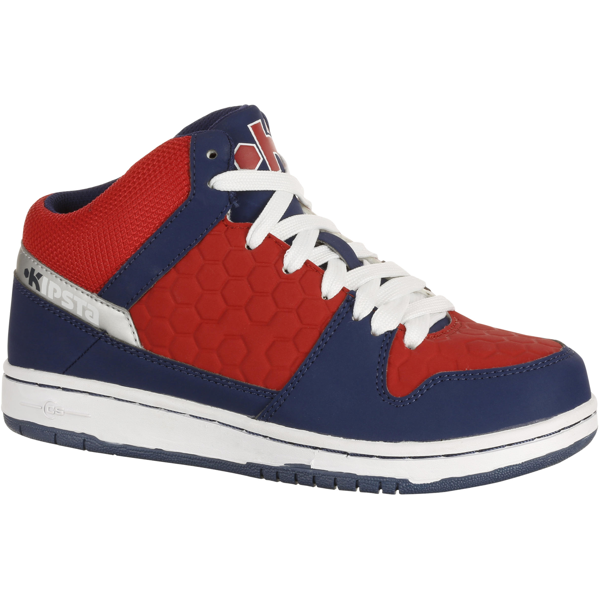 Starever Mid Junior Basketball Trainers - Blue Red 1/9