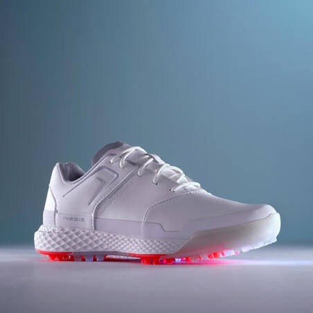 LADIES GRIP WATERPROOF GOLF SHOES WHITE