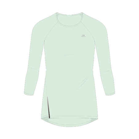 Camiseta Manga Larga Running mujer - Sun Protect Blanco