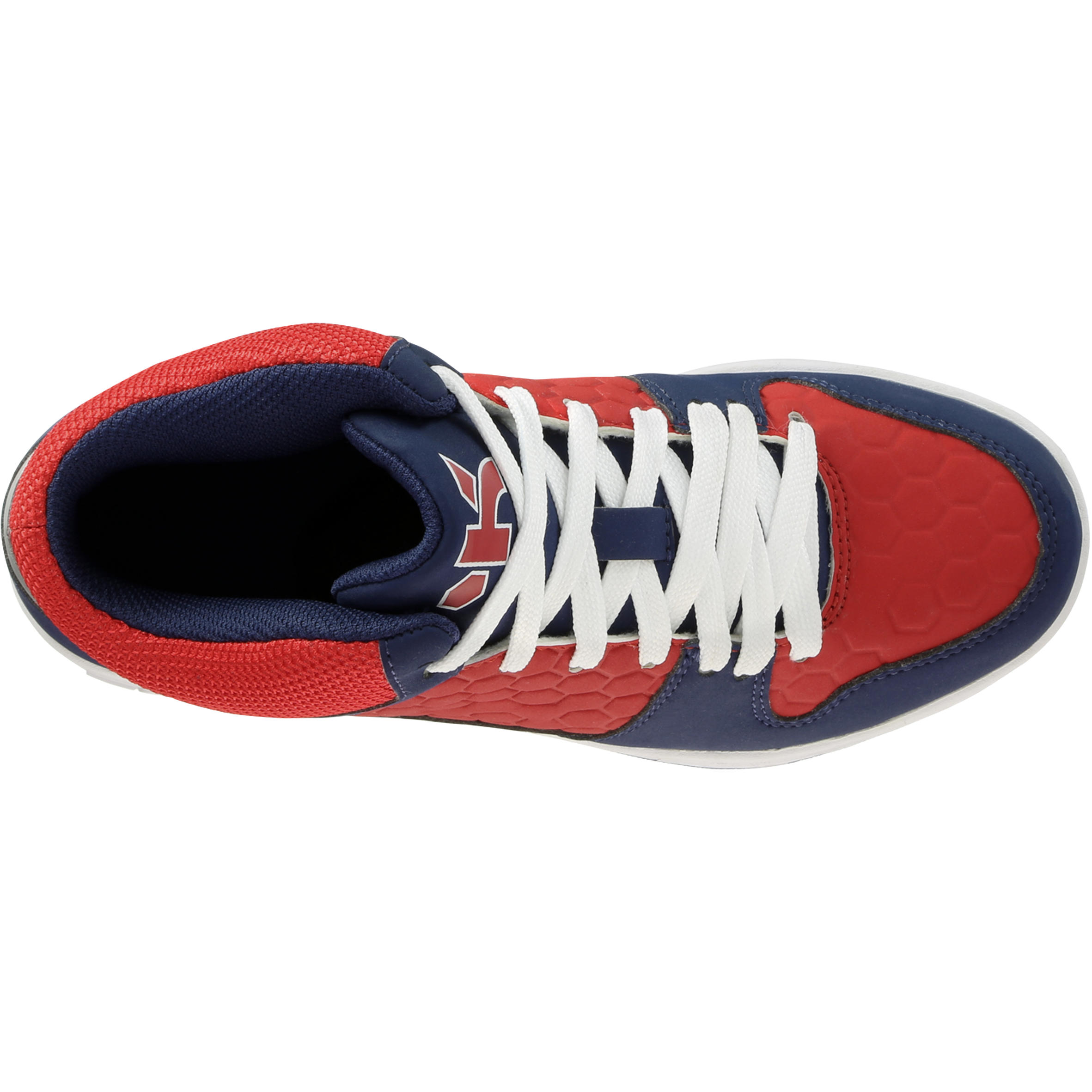 Starever Mid Junior Basketball Trainers - Blue Red 4/9