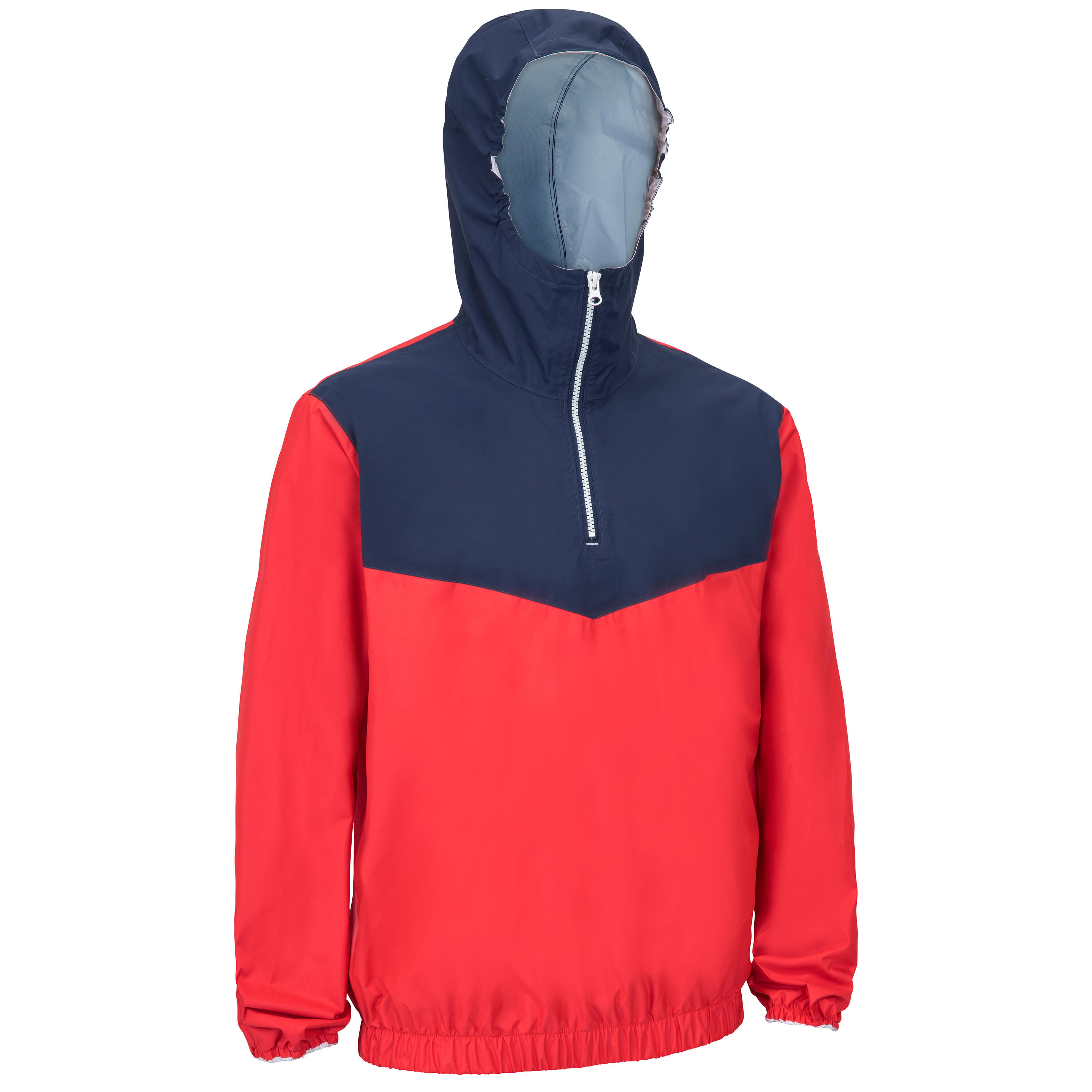 TRIBORD Adult Windproof Sailing Smock Dinghy 100 - red/blue