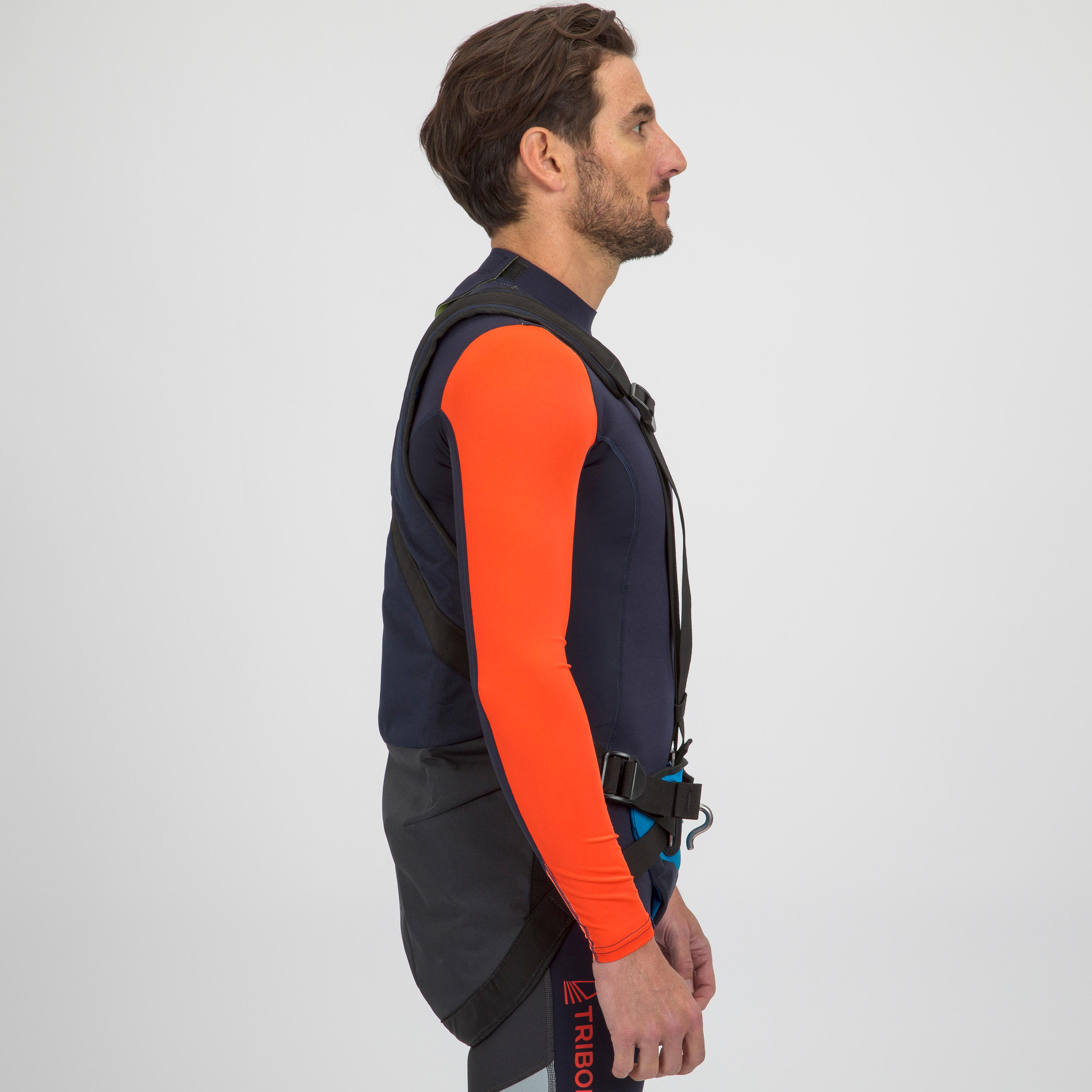 DECATHLON Trapézový postroj Dinghy 100 na jachting modrý XS-S · záber 10