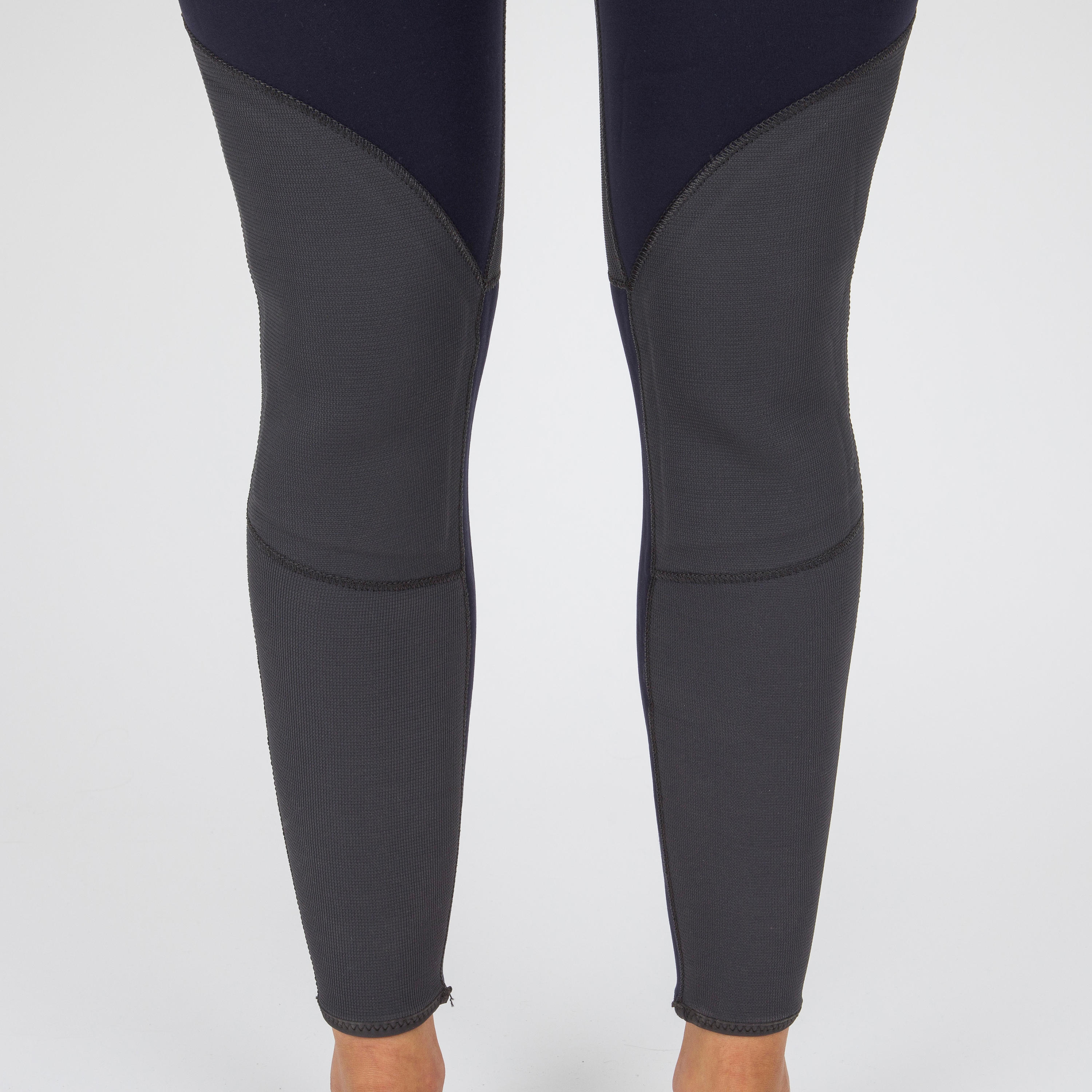 Fato de neoprene 3/2mm cosido-colado Vela mulher Dinghy 500 Violeta/Preto 6/13