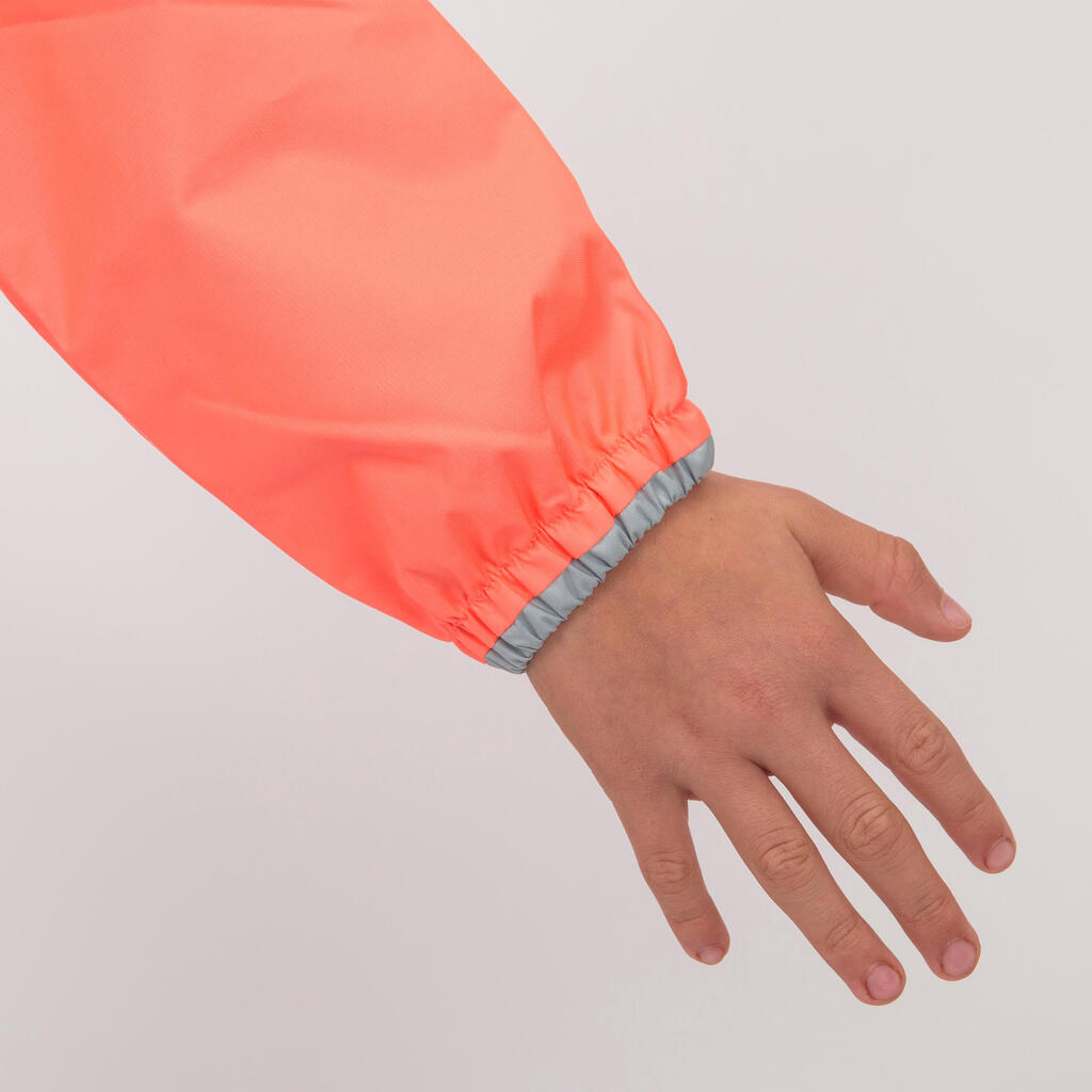 Dinghy 100 Kids' Sailing Windproof Smock - Coral