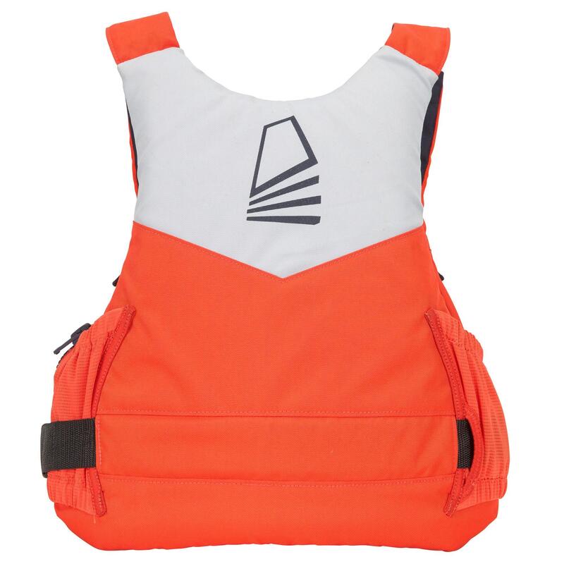 Dinghy sailing buoyancy aid vest 500 BA 50 newtons black TRIBORD